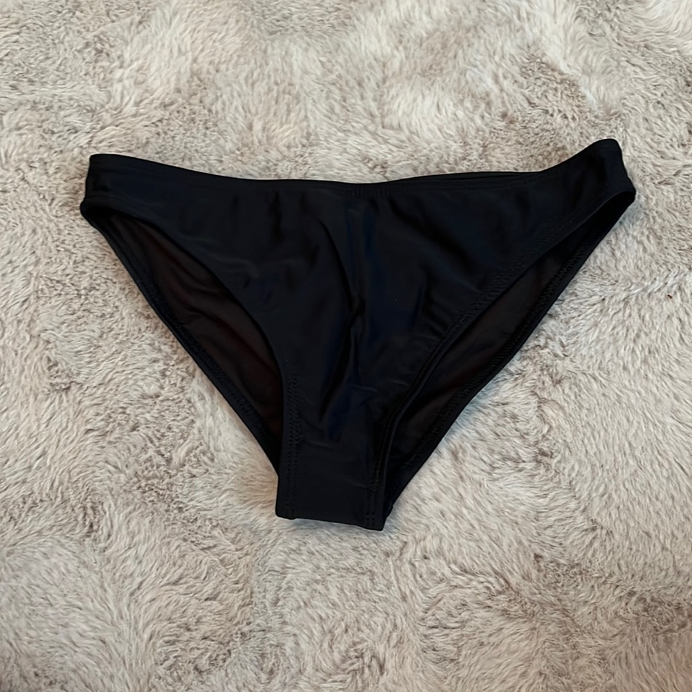 Black bathing suit bottoms